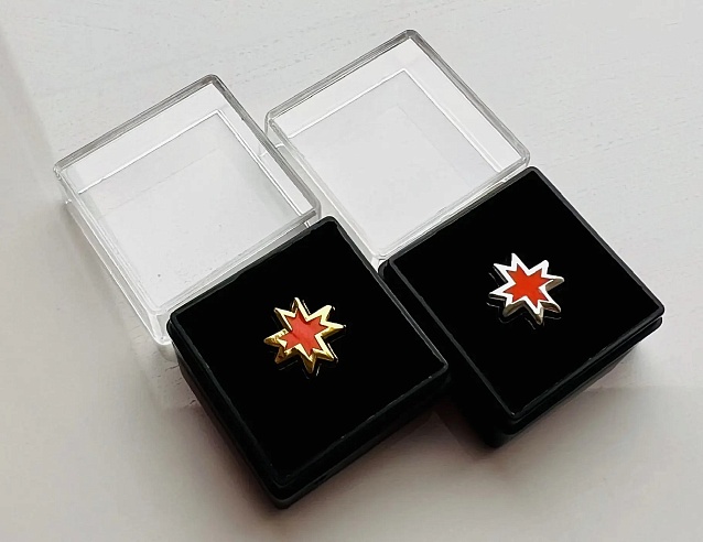 Значок "Солярный знак УР". Фото № 3