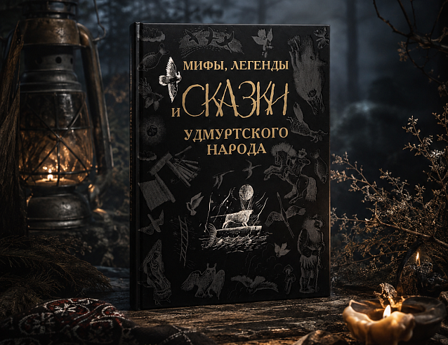 Книга "Мифы, легенды и сказки Удмуртского народа" (Черная). Фото № 1