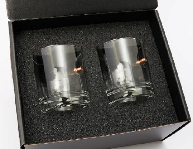 Набор Стаканов "Whiskey" 2 х 300 мл (BOX) "Калашников". Фото № 1