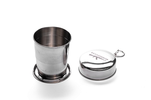 Стакан складной "Калашников", 250 мл, сталь