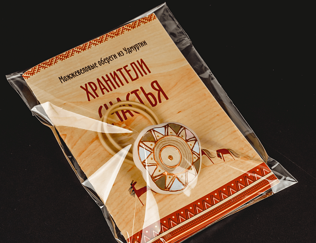 Удмуртский оберег-резинка для волос "От сглаза" (можжевельник). Фото № 2