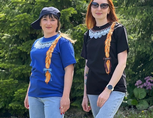Футболка с монисто (размеры S,M,L). Фото № 1