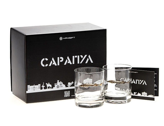 Набор Стаканов "Whiskey" 2 х 300 мл (BOX) "Сарапул". Фото № 4
