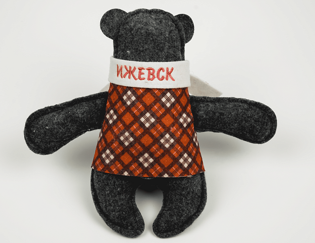 Игрушка из войлока "Ижевский медведь". Фото № 5
