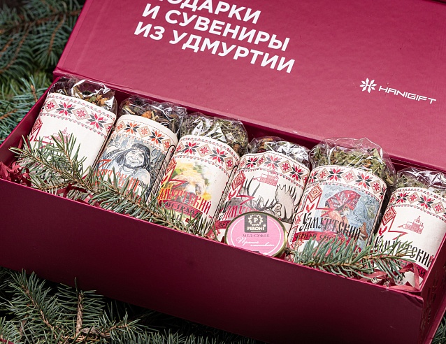 Новогодний фирменный набор "Удмуртское чайное ассорти". Фото № 4