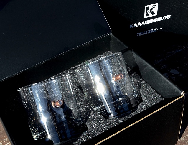 Набор Стаканов "Whiskey" 2 х 300 мл (BOX) "Калашников". Фото № 9
